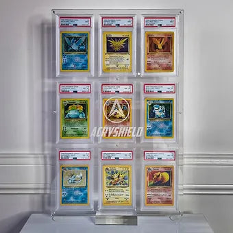 Nine PSA Graded Card Acrylic Case Nine PSA Graded Card Acrylic Case