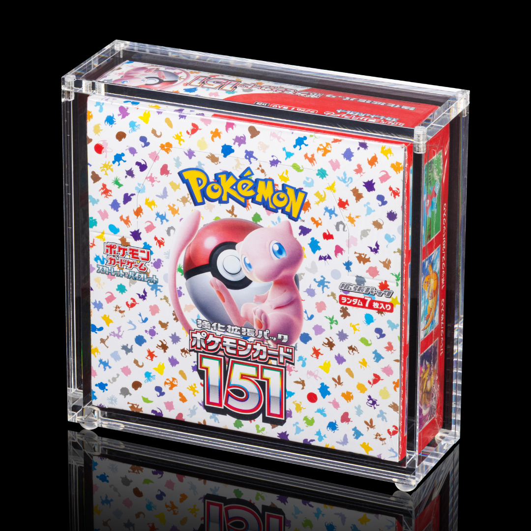 pokemon japanese booster box acrylic case Pokemon Japanese Booster Box Acrylic Case Magnetic VSTAR Terastal Mega Dream