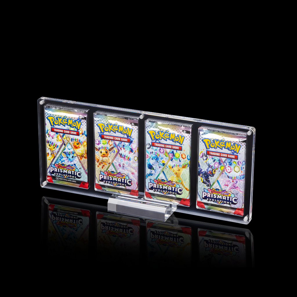 Quadruple Pokémon Booster Pack Display Case