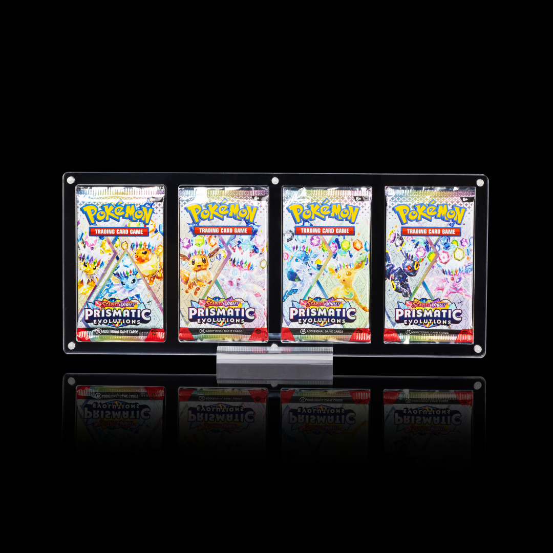 Quadruple Pokémon Booster Pack Display Case
