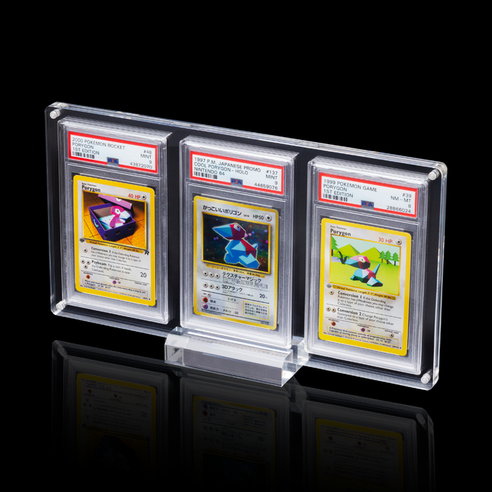 Triple PSA Graded Card Acrylic Case