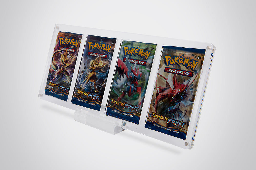 Quadruple Pokémon Booster Pack Acrylic Case