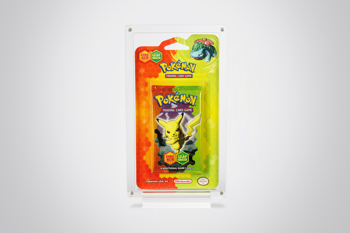 Booster Pack Protector Acrylic Pokmon Booster Blister Pack Display Case   Clear Protection For WOTC & Modern Cards Pokemon Booster Blister Case