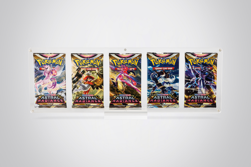 Five Pokmon Booster Pack Acrylic Case ACRYSHIELD Five Pokmon Booster Pack Acrylic Case ACRYSHIELD