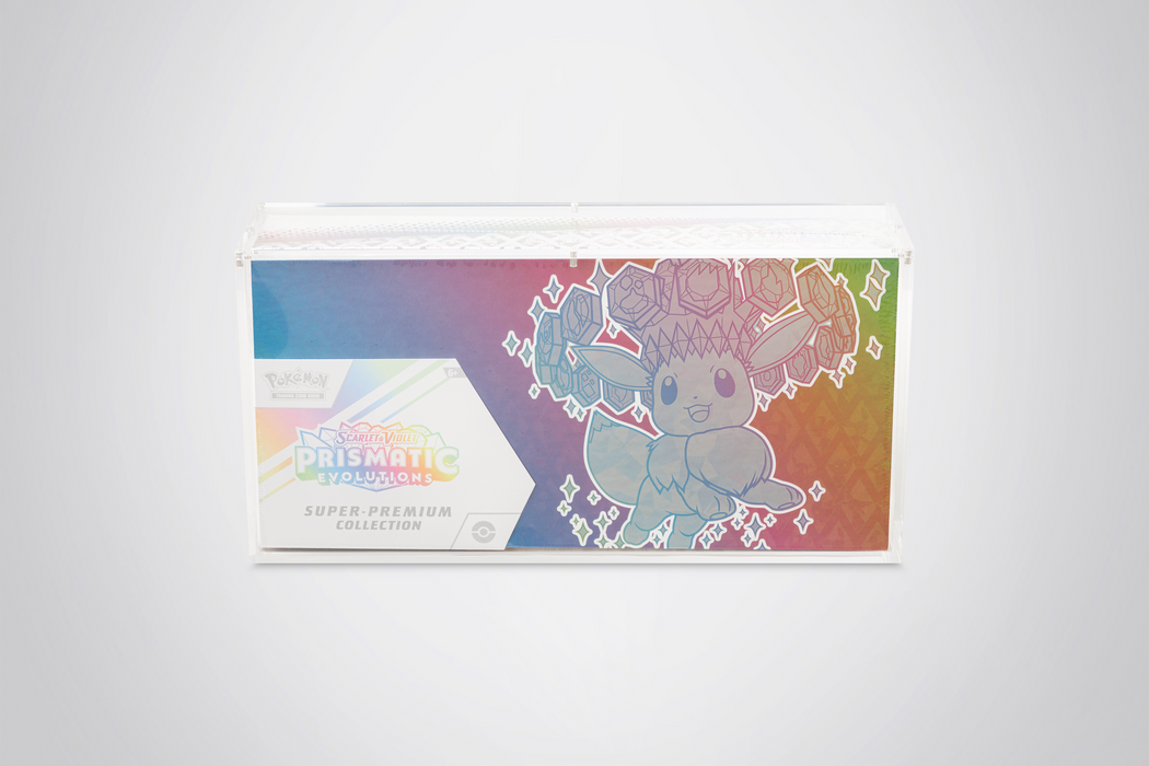 Prismatic Evolutions Super-Premium Collection Acrylic Case